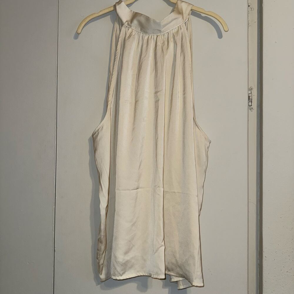 GAP Satin Tie Back Halter Top Size XXL